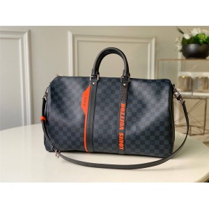Louis Vuitton lv法国官网男包KEEPALL BANDOULIÈRE 45 旅行袋行李袋N40166
