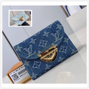 lv代购M82959牛仔布Victorine 钱夹