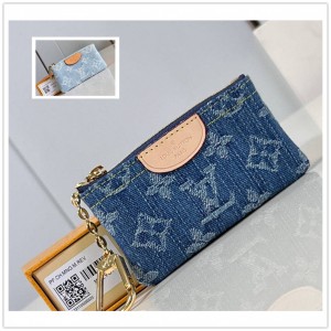 lv箱包M82961牛仔布钥匙零钱包