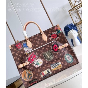 lv手提包M47147 OnTheGo Voyage 托特包