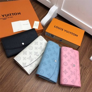 Louis Vuitton lv法国官网女士长款钱包真皮打孔IRIS 钱夹M60145/M60143/M60177