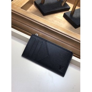 Louis Vuitton 香港lv官网男士长款钱包Taiga皮革COIN 卡夹M62914