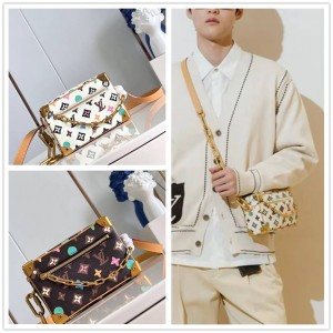 新款lv M25132 MINI SOFT TRUNK 手袋盒子包
