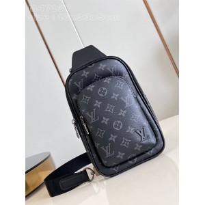 lv箱包M47137 AVENUE PM小号单肩包胸包