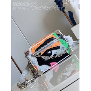 lv专卖店地址M23144 MINI SOFT TRUNK 链条包盒子包