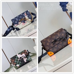 LV男包M82534/M82900/M83172 STEAMER 迷你手袋盒子包