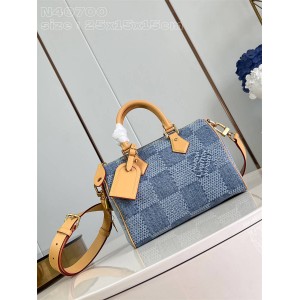 lv法国官网N40700 SPEEDY BANDOULIÈRE 25 牛仔布枕头包