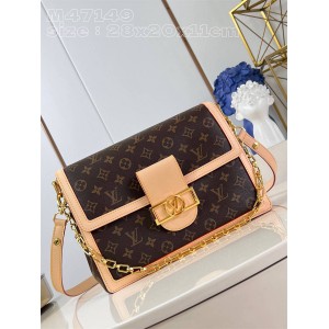 LV香港官网M47149 DAUPHINE SOFT 达芙妮大号手袋