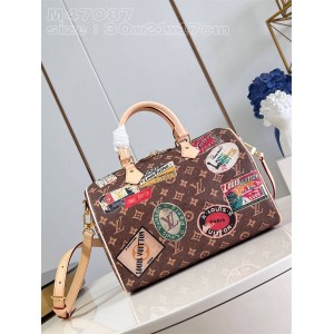 lv新款M47087 Speedy Bandoulière 30 手袋枕头包