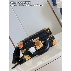 LV价格M46729 PETITE VALISE MALLETAGE 手袋盒子包20468
