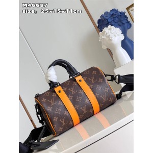LV美国官网M46687 KEEPALL BANDOULIÈRE 25 手袋枕头包