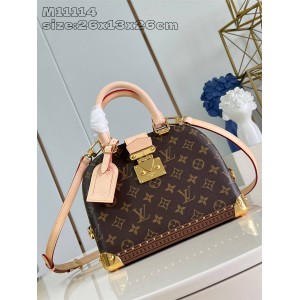LV正品官网M11114 ALMA 硬箱贝壳包