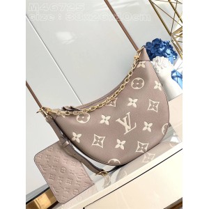 LV女包价格M46738 LOOP HOBO 手袋月亮包