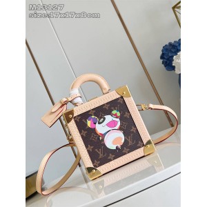 M13127 LV x TM MINI SQUARE TRUNK 村上隆盒子包