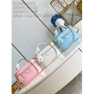 LV N85820/N85911/N85806 VANITY CHAIN POUCH 鸵鸟纹化妆包