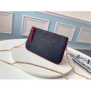 lv中文官网女包POCHETTE DOUBLE ZIP 链条包M63919/M63916/M68574