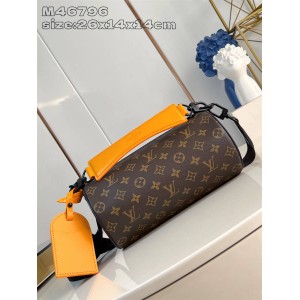 LV法国官网M46691 SOFT POLOCHON 手袋圆筒包46796