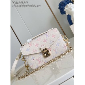 LV包包M25682 POCHETTE MÉTIS EAST WEST 渐变色邮差包