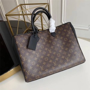 Louis Vuitton lv包包官方网站男包新款老花GRAND SAC 手袋公文包