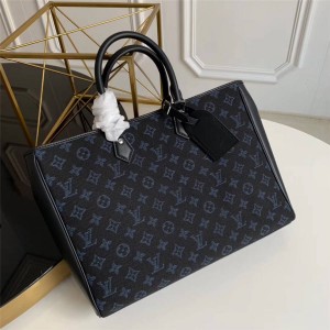 Louis Vuitton lv超a男包新款刺绣GRAND SAC 手袋公文包M55203