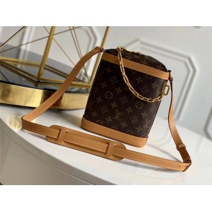 Louis Vuitton lv女包正品专柜新款老花MILK BOX 手袋盒子包M44877