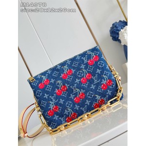 M14978 LV x TM COUSSIN 小号手袋(牛仔布) M14978 LV x TM COUSSIN 小号手袋(牛仔布)
