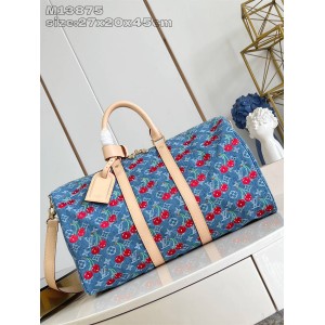 M13875 LV x TM KEEPALL BANDOULIÈRE 45 旅行袋(牛仔布) M13875 LV x TM KEEPALL BANDOULIÈRE 45 旅行袋(牛仔布)