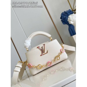 LV新款M14393 CAPUCINES EAST-WEST 迷你手袋