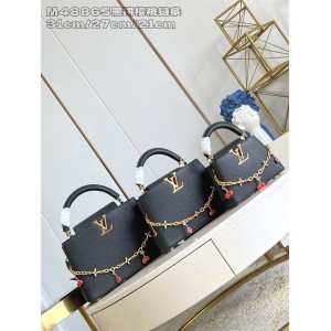 M13714 LV x TM CAPUCINES 手袋（村上隆樱桃链条款）48865