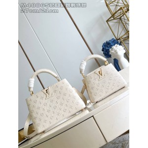 LV法国官网CAPUCINES 迷你/BB 手袋（蜥蜴刺绣款）48865