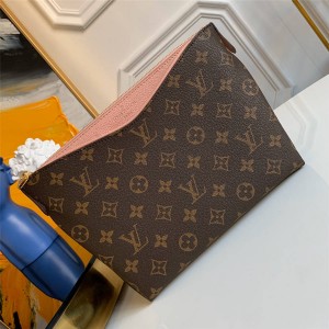 Louis Vuitton lv官网香港老花Pallas Beauty Case拉链手拿包M64125