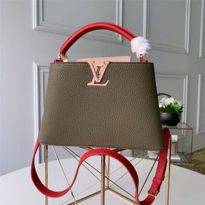 Louis Vuitton LV高仿包包经典款真皮CAPUCINES BB手袋图片合集