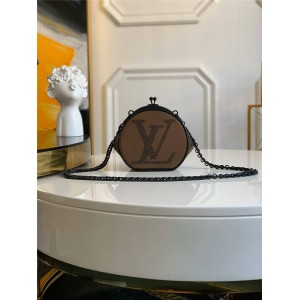 Louis Vuitton lv迷你圆饼包女包BOURSICOT 圆形夹子包M68606