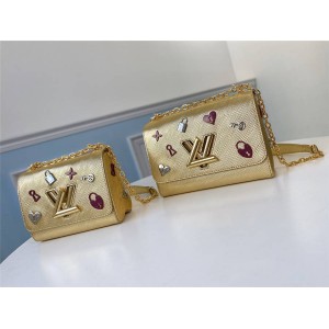 Louis Vuitton lv官网中文版女包锁头钥匙装饰TWIST 小号手袋M52893