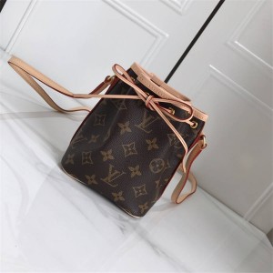 Louis Vuitton lv包包图片经典款老花NANO NOÉ 手袋迷你水桶包M41346