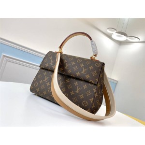 Louis Vuitton lv女包新款CLUNY 中号手袋邮差包M42735/M43653