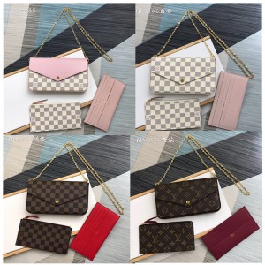 Louis Vuitton lv香港官网POCHETTE FÉLICIE 三合一链条包M61276/N63106/N63032