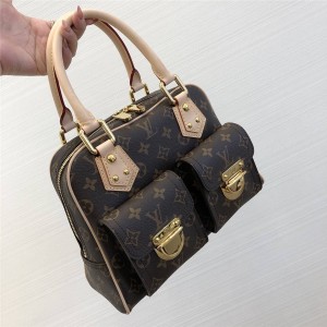 Louis Vuitton lv包包官网复刻女包经典中古系列老花手提包45371