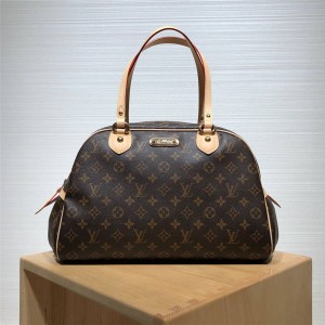 Louis Vuitton lv包价格女包经典复刻中古系列老花保龄球包45464