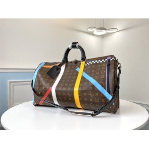 Louis Vuitton精仿lv男包新款KEEPALL 50旅行袋（配肩带）M55819