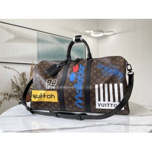 路易威登官网lv包包男士KEEPALL 50 旅行袋（配肩带）M44642