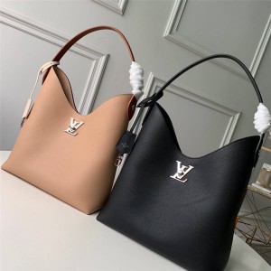 lv美国官网女包新款LOCKME HOBO 手袋M44330/M52776