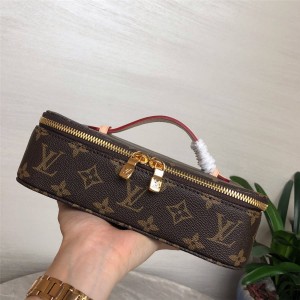 Louis Vuitton lv官网中文版女包新款老花NICE旅行珠宝盒M43449