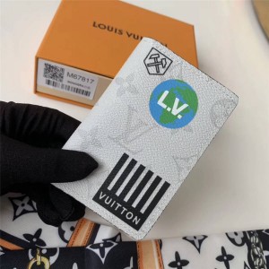 Louis Vuitton lv皮具男士短款钱包印花贴饰口袋钱夹M67817/M67818