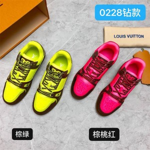 路易威登LV镶钻TRAINER 水晶运动鞋1A8Z74/1A8Z72/1A8Z70