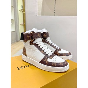 Louis Vuitton lv中国官网老花拼皮BOOMBOX 运动靴1A5MWJ