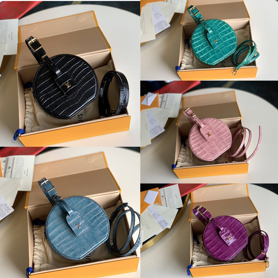 路易威登lv电视广告新款鳄鱼纹PETITE BOITE CHAPEAU 手袋手环圆饼包