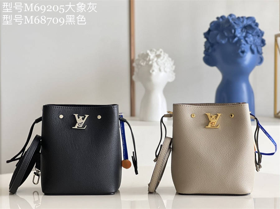 Shop Louis Vuitton LOCKME 2020 SS Nano lockme bucket (M69205, M69205) by  babybbb